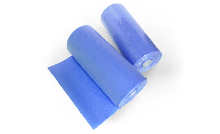 Immagine di Mantelline in rotolo / 60 Strappi - Blu - 6 pz